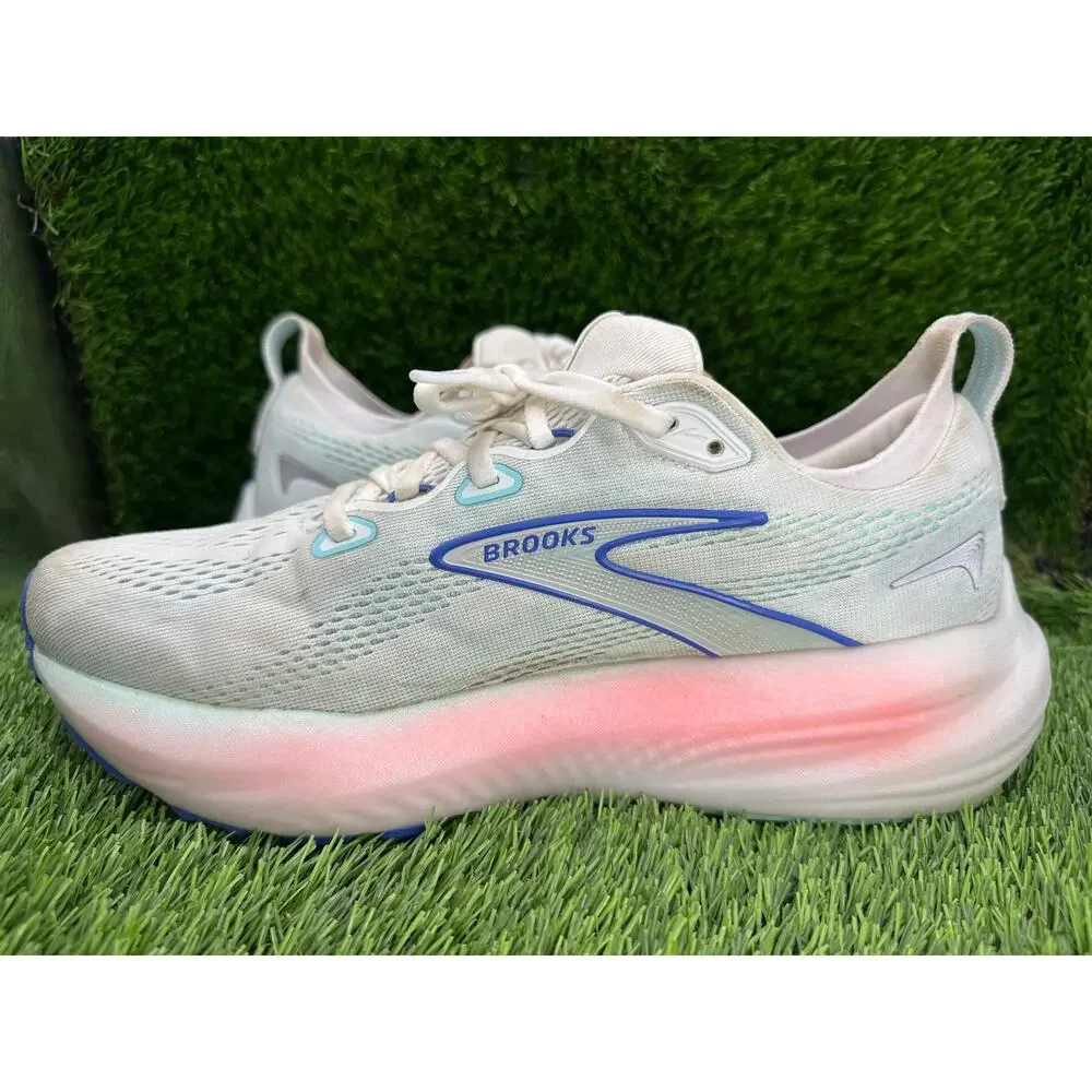 Brooks Glycerin 22 1204341B110 Athletic Sneaker Women's 9.5B White Jacquard Gym